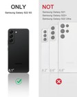 Dexnor Full Body Case For Samsung Galaxy S22 5g With Kickstand Shockproof Cover
