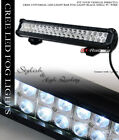 22  120w Cree Spot Flood Led Light Bar Offroad Bull Guard Roof Bumper Mount G06f
