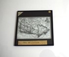 Glass Magic Lantern Slide Dominion Of Canada Map C1910 Photo Canada