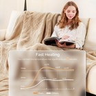 Heated Electric Blanket King Size Dual Control 10 Heat