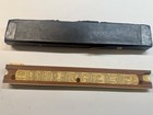 Vintage K e Keuffel   Esser Slide Rule Polyphase - Wood - 4053-3 W Leather Case