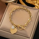 Golden Color Does Not Fade New Titanium Steel Fashionable Bracelet For Women