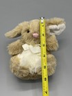 Vintage 1987 Hallmark Bunny Rabbit Plush Small 5 5    Brown Stuffed Animal