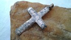 Rare Antique C 17th Century Russian North Orthodox  old Believers  Cross Pendant