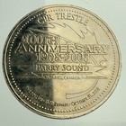 Cpr Trestle Bridge Parry Sound Ontario 100th Anniversary Trade Dollar Jj402