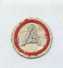 Wwii Ww2 Patch-3rd Army Bullion On Felt W  Silk German Made Clean Officer 