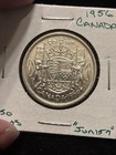 1956 Canada 50 Cents Canadian Silver Half Dollar    jun157    50c