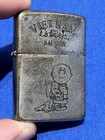 Vintage Military Vietnam Zippo Lighter Engraved 1967-68 Peanuts Snoopy Saigon