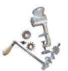 Antique Universal Cast Iron Hand Crank Meat Grinder Farmhouse Kitchen Tool Usa