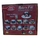 Vintage Betty Crocker Bake n Fill Cake Pans 4 Piece Bake Set 2005 Used