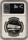 Morocco 250 Dirhams 2012 Ah1433 Silver Ngc Pf69 Dar As-sikkah Mint 25th Ann 