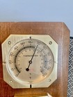 Vintage Sunbeam Weather Instrument thermometer   Barometer Humidity Meter Works 