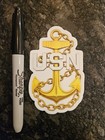 2 5 X 4 Inch Usn Chief Petty Officer Sticker Fouled Anchor Us Navy Cpo