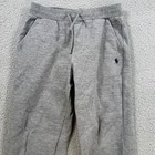 Kids Polo Ralph Lauren Gray Jogger Sweatpants Size M 10-12 Pony Logo