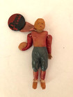 3 Vintage Celluloid Football Players Vg