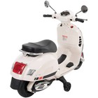 Huffy 6v Vespa 801 Ride-on Scooter - White