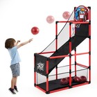 Red Arcade Basketball Game Set  Indoor Basketball Hoop For Kids 3 To 12  Old    