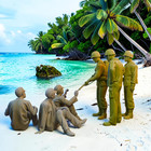 Battle Of Guadalcanal Wwii Scale Diorama 3d Resin Figures Usa Made Unpainted