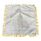 Vintage Us Army Sweetheart Satin Pillow Cover Fort Benning Ga Airborne 17    X 17   