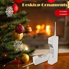 80s 90s Retro Brick Cell Phone Ornament White Iron Photography Prop Home Decor