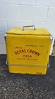 Royal Crown Rc Cola Metal Cooler Chest Embossed Letters-all Original