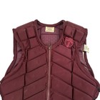 Tipperary Beta Vest Burgundy Adult  Size Xs   Small  Horse Riding Equestrian