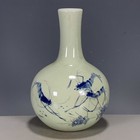 6 6   Shrimp Fun Tianqiu Bottle Made In The Qianlong Year Of The Qing Dynasty