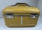 American Tourister Escort-yellow-make Up Case Train Luggage  Vintage