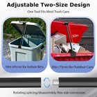 Adjustable Trash Can Lid Holder  All-metal Rust-resistant Garbage Bin Lid