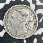 1900 Straits Settlements 10 Cents Lot f9807 Silver 