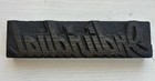 Vintage Birchdale Wood Mounted Letterpress Printing Block Advertising 8 3 8in