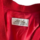 Vintage 80s Ultrasuede Lilli Ann Collections Women s Cardigan Jacket Red M L 8