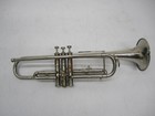Vtg Abbott Mfg Brass Musical Instrument Trumpet W  Mouthpiece Yamaha Case As Is