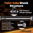 3-6  Lift G1 Rear Shock Absorbers For Jeep Wrangler Tj 4wd 1997-06 W dust Cover