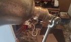 Vintage Industrial Leviton Machinist Lamp Light Steampunk Expands Works Brass