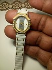Geneva Quartz Vintage Women s Wristwatch Needs New Battery White And Gold