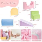 Ifnow Soft Toddler Climbing Toys Indoor  Baby Play Foam 7pcs  Multicolor