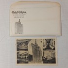 1955 New York City Traveler Lot Hotel Receipts Edison New Yorker Postcards 50s