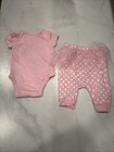 Baby Girl 3-6m 2 Piece Set Minnie Mouse 3-6 Months Girl   Pink Tutu Pants