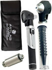 Premium Fiberoptic Otoscope Set Ent Examination Diagnostic Use -black 