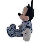 Disney Mickey Mouse 20  Plush Stuffed Animal Blue Pajamas Rainbow Hearts Stars