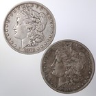 Raw 2 Pack 1878 7tf  1   1900-s  1 Morgan  Silver Dollar Coin Lot