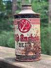 Scarce Old Anchor Beer Cone Top Can Brackenridge Brewing Pa - Rare J-spout 12oz