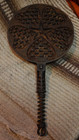 Antique Griswold Heart Star Waffle Cast Iron 919 Pat 1920 Erie pa 1 Piece