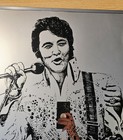 Vintage Large   Rare Hard To Find Elvis Presley Mirror Collectible 30  X 20 