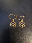 10k Gold Masonic Order Of The Eastern Star  Ladies  Earrings 
