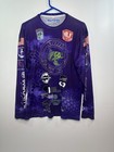 Nautatee Fishing Jersey Mhk Bass Club Purple Long Sleeve Tournament Shirt Medium