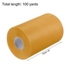 Tulle Rolls Fabric Spools 6  100 Yards Golden For Wrapping Wedding