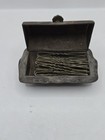 Vintage Vanity 3  Bobby Pin Metal Holder With Pins