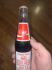 Vintage 1982 World Series Graduate League Dizzy Dean Coke Cola Glass Bottle Full